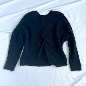Black Knit Sweater